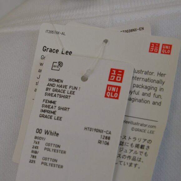 NWT Grace Lee x Uniqlo You've Got a Friend Crewneck Sweatshirt Sz XL - Picture 7 of 8